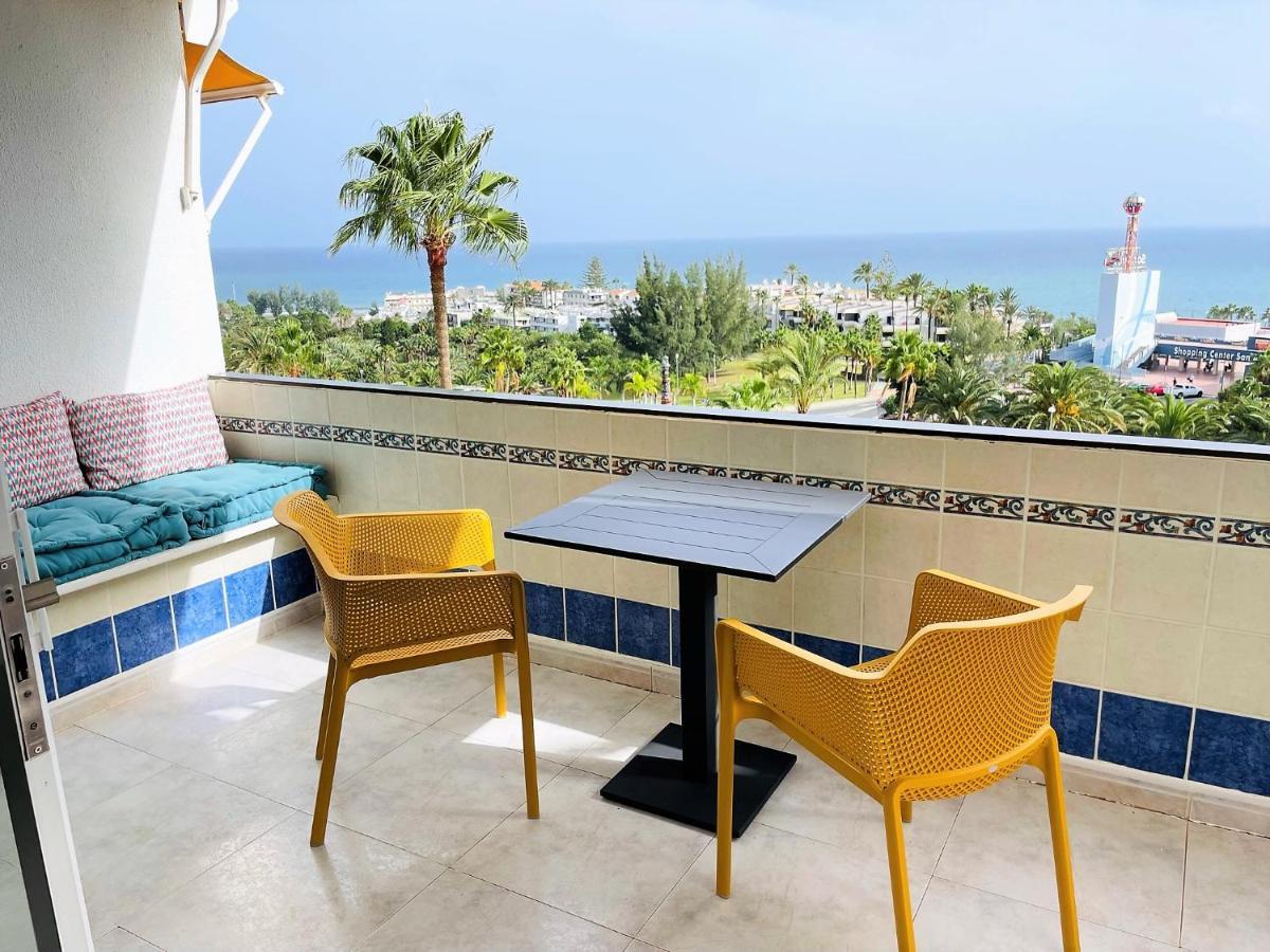 Meerblick Beach-Apartment Monte Rojo San Agustín Exterior foto